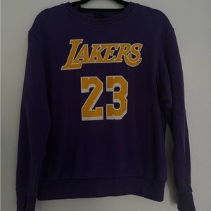 NBA Purple Sweatshirt with Gold Accents